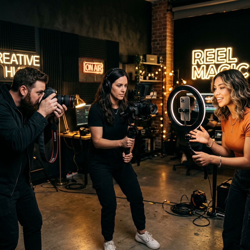 Content Production shoot